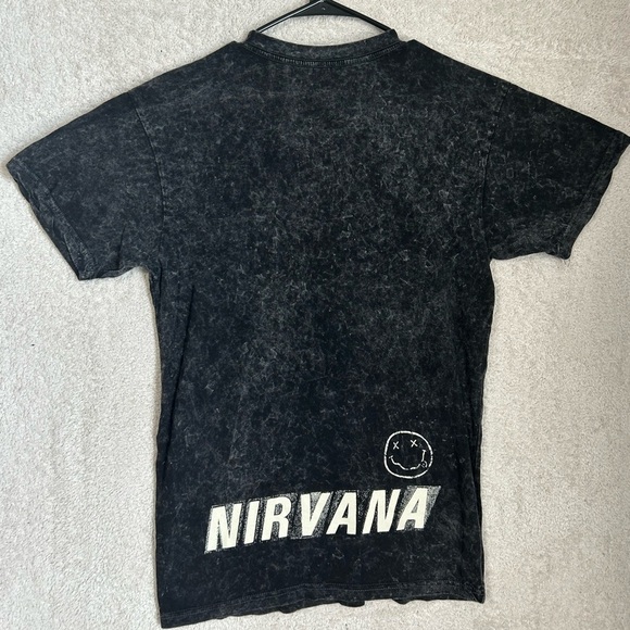 Nirvana T-Shirt Size Medium Black In Utero Graphic Grunge Rock Cotton 90s - Picture 4 of 6